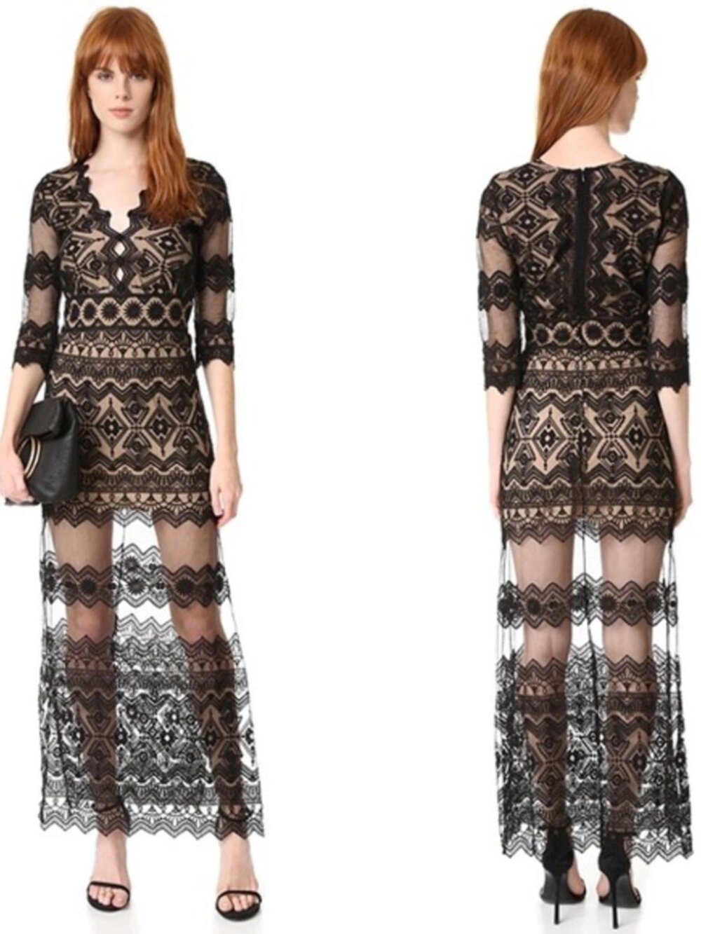 Jens Pirate Booty Lace Dress/Phantome